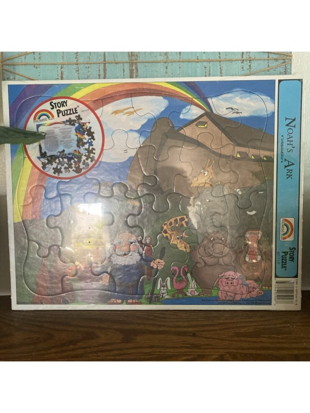 VTG 1996 Promise Story Puzzle Children’s Bible Noah’s Ark Puzzle Kids